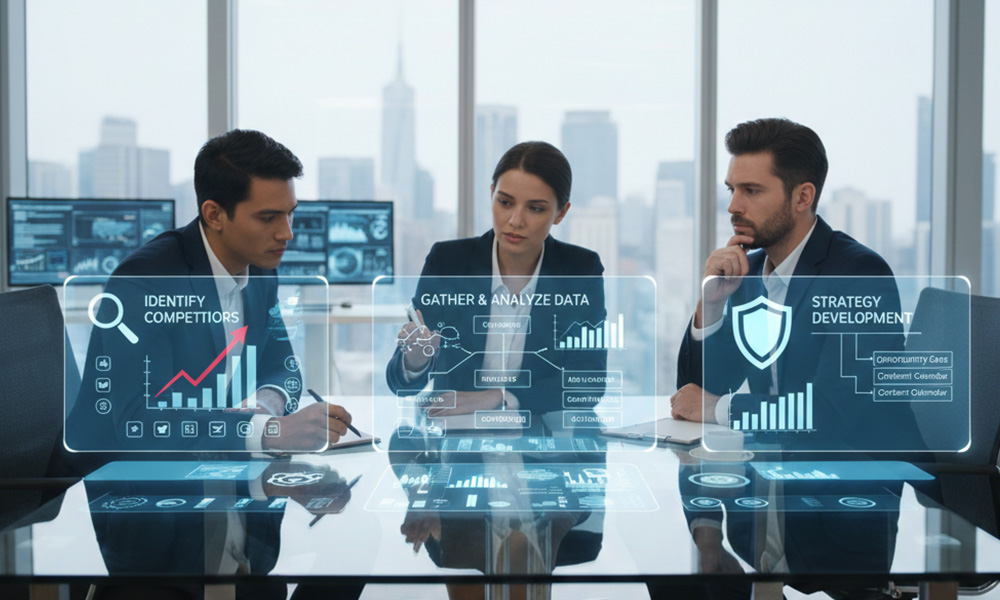 مراحل تحلیل محتوای رقبا چگونه است؟